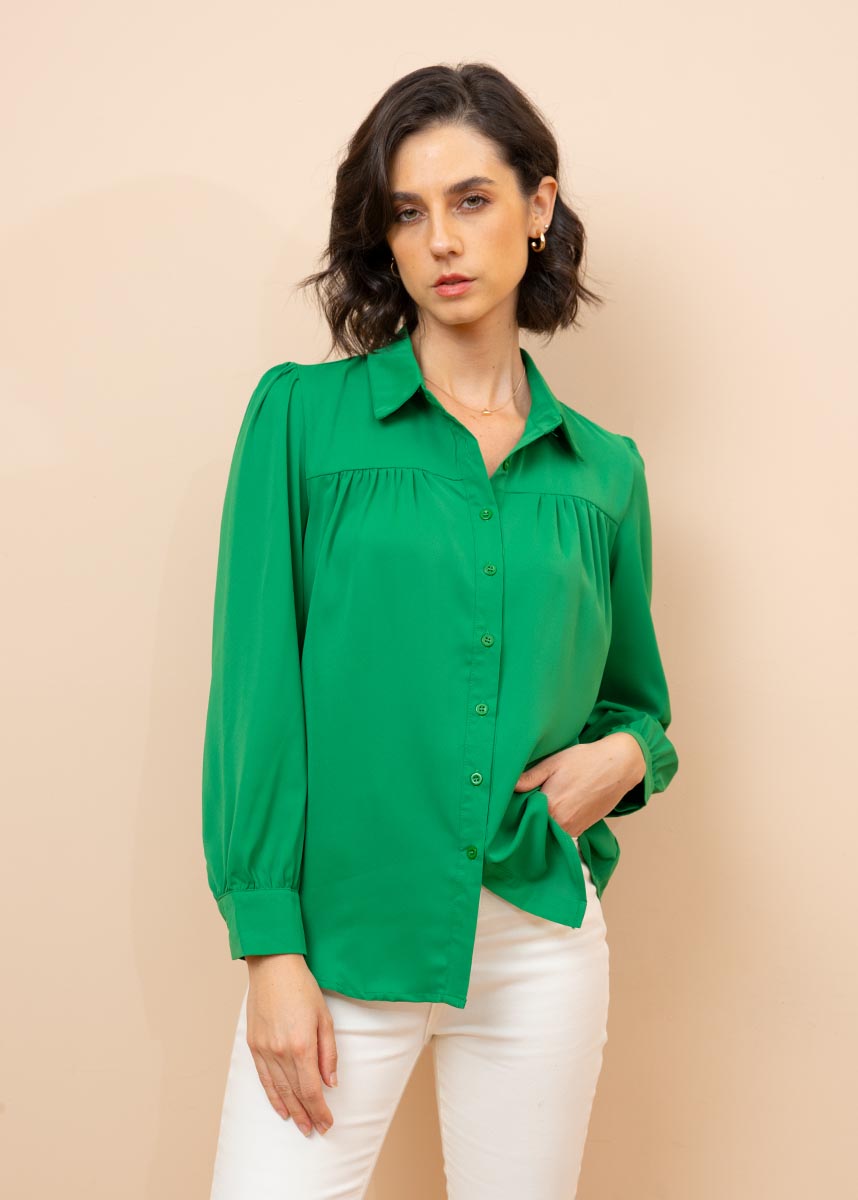 Solid color shirt