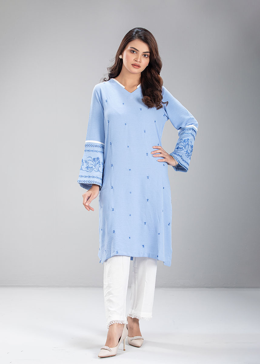 Embroidered Ladies Two Piece